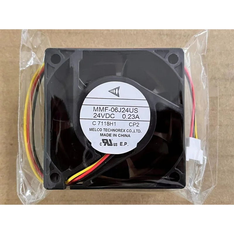 Y+1PC NEW for MITSUBISHI MMF-06J24US-CP 2 C7118H1 24VDC 0.23A 6CM 3-pin cooling fan#XR