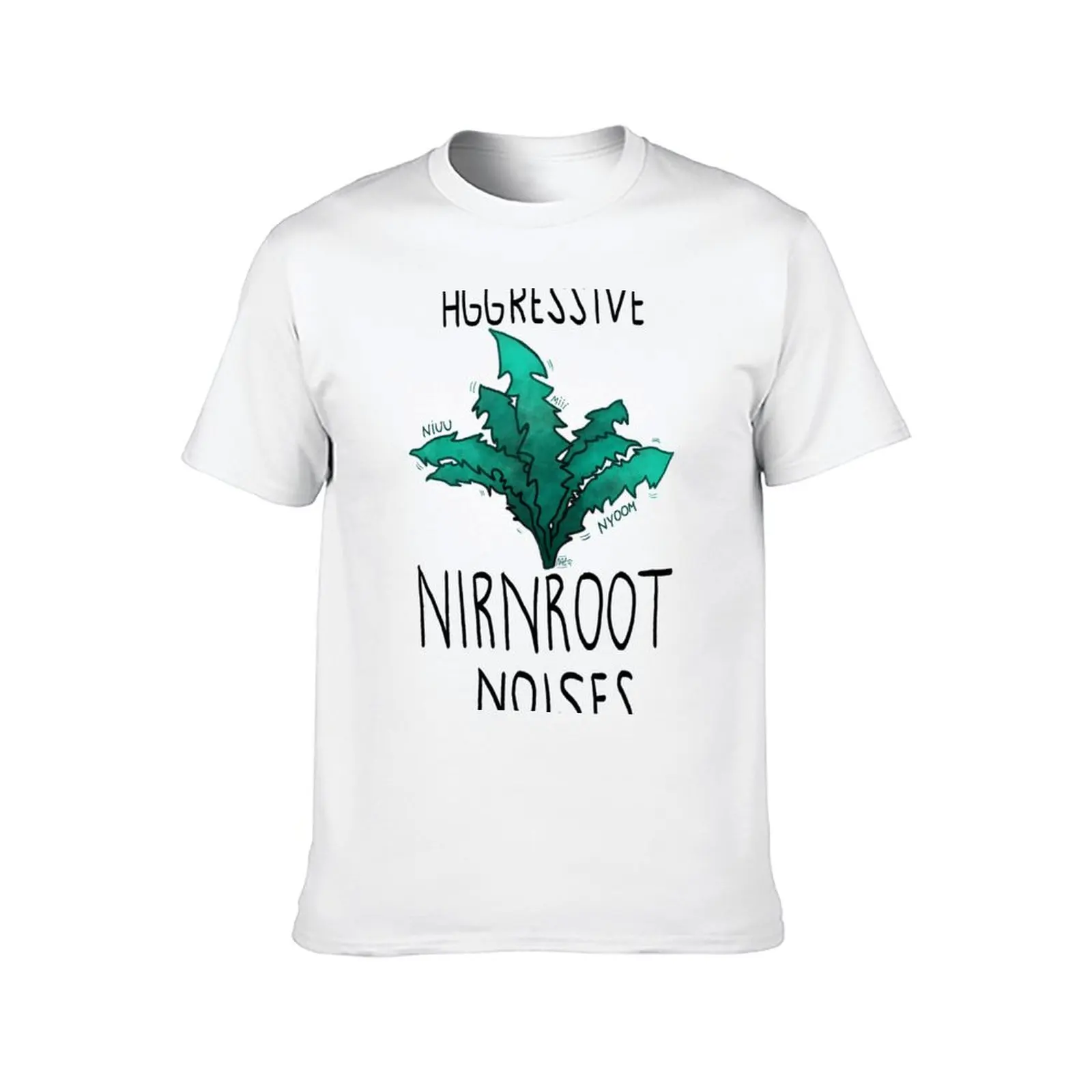 Aggressive nirnroot noises T-Shirt cotton graphic tees vintage clothes plus size clothes customizeds t shirts men