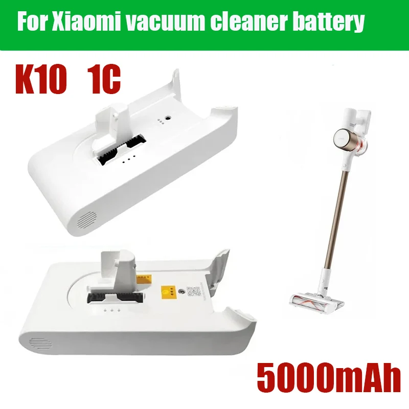 

Replacement Battery Pack For Xiaomi Mijia K10 1C Handheld Cordless Vacuum Cleaner 25.2v 4000mAh LI-ion Rechargeable Batteries