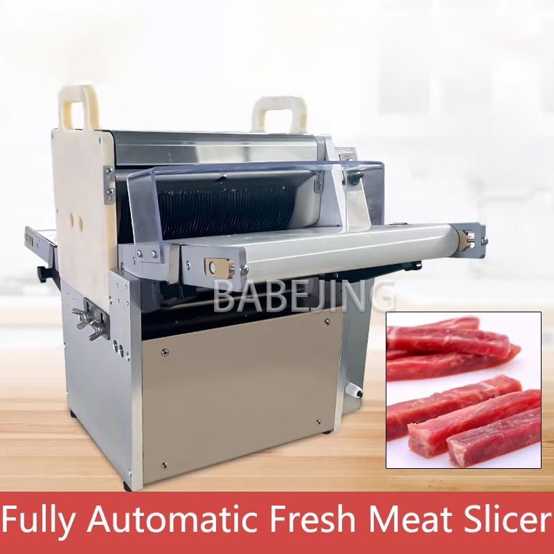 Полностью автоматическая нарезка для мяса, многофункциональная нарезка для свежего мяса, многофункциональная нарезка для говядины