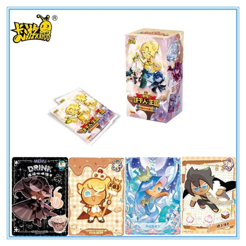 

KAYOU Original New Go! Карты Королевства Cookieman Brave Heart Crispy Pack Adventure Anime Коллекционные карты Праздничные подарочные игрушки
