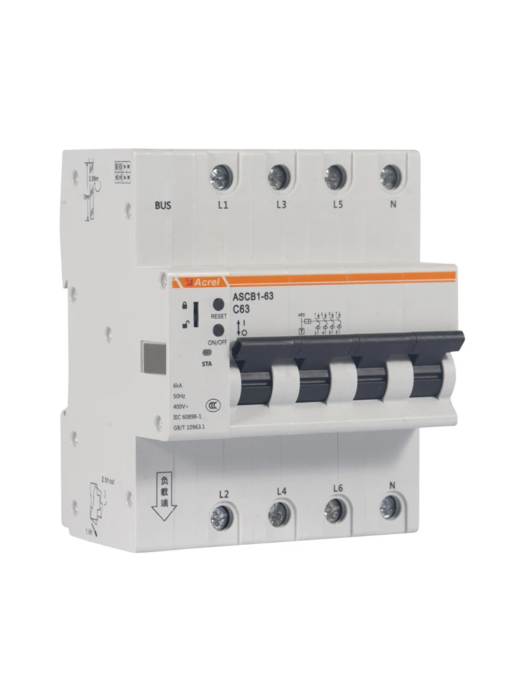 ASCB1-63-C63-4P  Intelligent Micro-Circuit Breakers