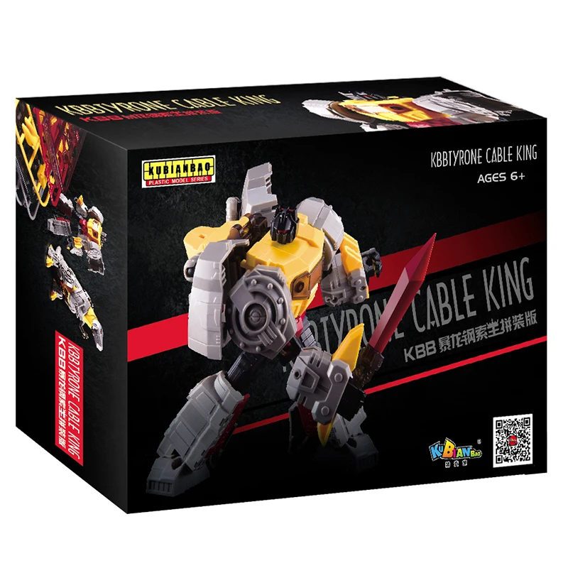 Kubianbao-Dinobot Transformation Action Figure, Grimlock G1, Modelo de Filme, Montar Robô de Carro Deformação, Brinquedos para Crianças, Presente, 6645, KBB