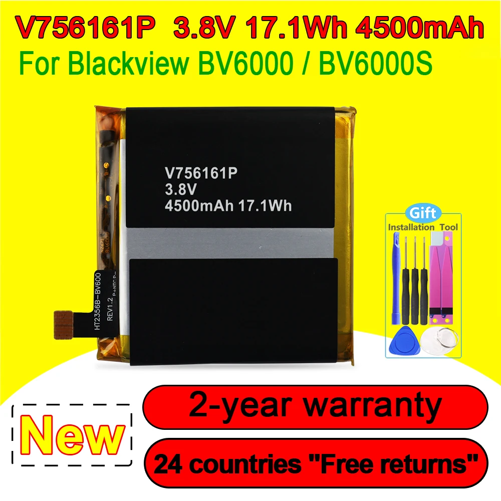 New Battery For Blackview BV6000 BV6000S Mobile Phone Replacement Battery+Tracking Number