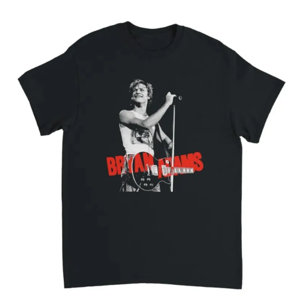 Bryan Adams TShirt Unisex Vintage 90s T-Shirt Streewear Men and Woman Short Sleeve Funny TShirt Tops Harajuku y2k t shirt Top