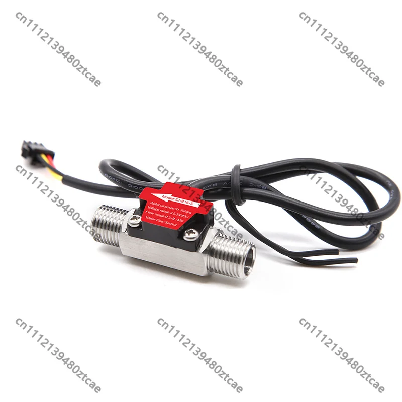 24V DC Hall Effect Turbine Flow Sensor, 1/4
