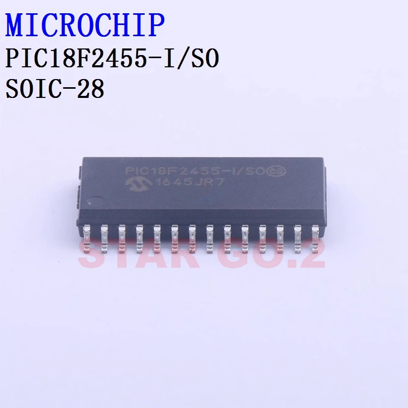 

2PCSx PIC18F2455-I/SO SOIC-28 MICROCHIP Microcontroller