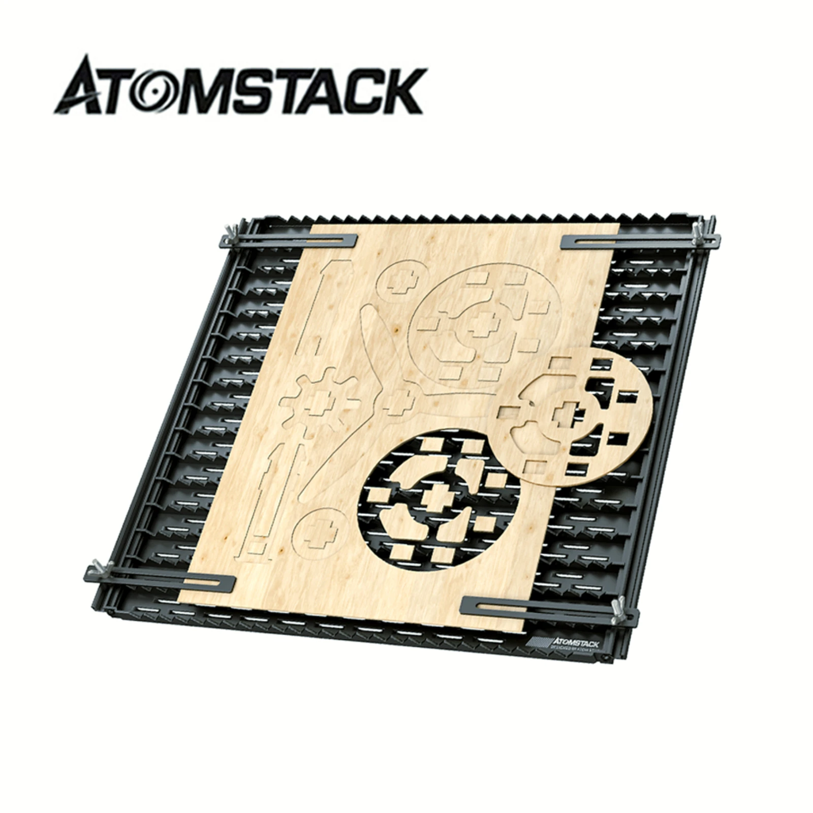 New Upgraded ATOMSTACK Engraver Accessories F3 Worktable Detachable Protective Wood for Laser Printer Engraving Cutting Portable