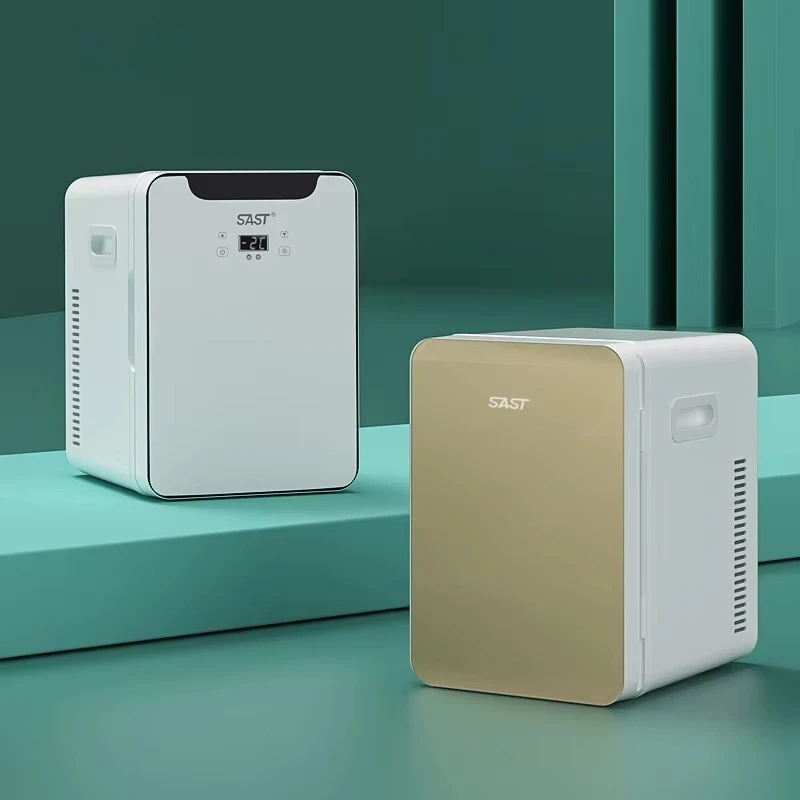 Universal Car & Home Dual-use Mini Refrigerator Electric 220V 11-15L Capacity Cold/Warm Semiconductor Cooling