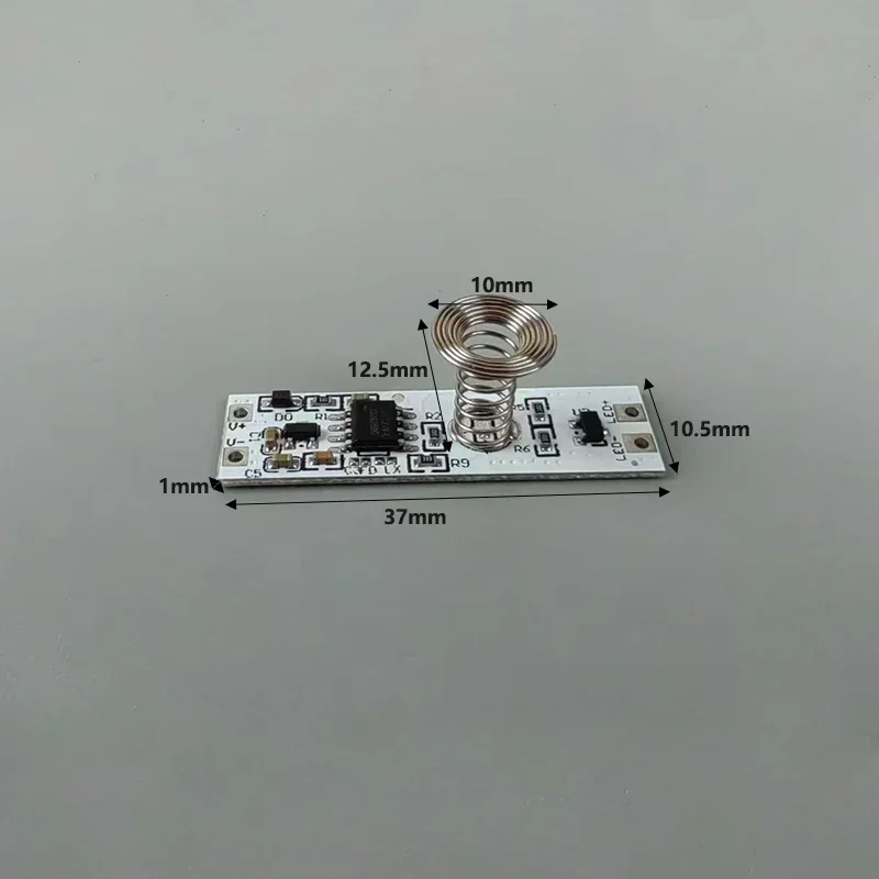 12V 24V Capacitive Touch Sensor Switch Coil Spring LED Dimmer On Off Light Switch Module for Smart Home LED Light Strip custom