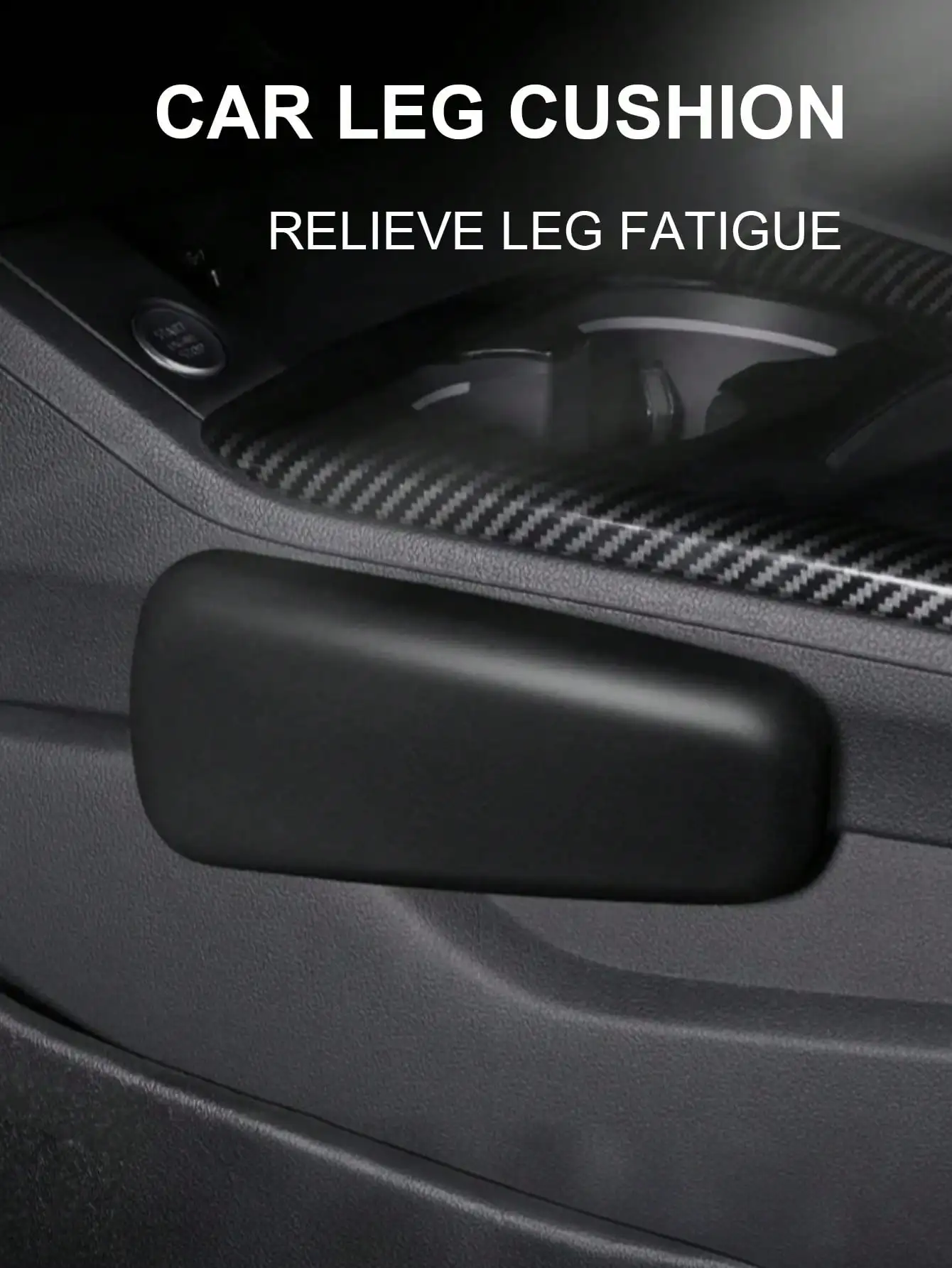 Auto-Knieschützer und Beinpuffer – beschädigungsfreie, selbstklebende, rutschfeste Installation, universell für Autos/SUVs/LKWs