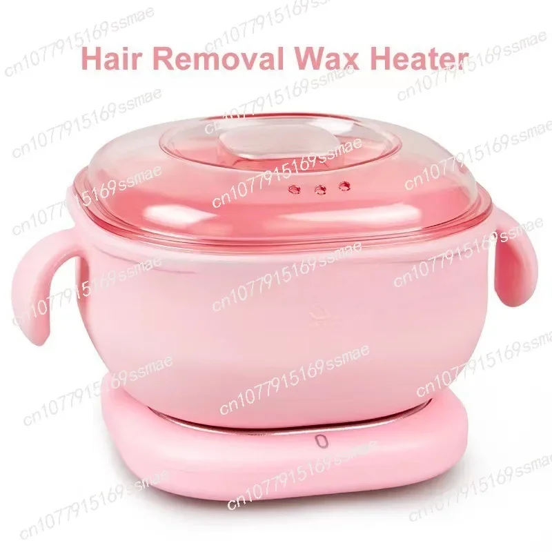 

Foldable silicone wax melting machine, mini and compact pink hair removal wax machine, heating pot, Balafin wax therapy in stock
