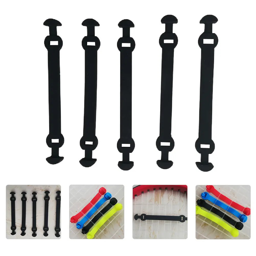 

5Pcs Silicone Racket Dampeners Reduce Vibration Stability Endurance Easy Installation Suitable All Rackets Professional