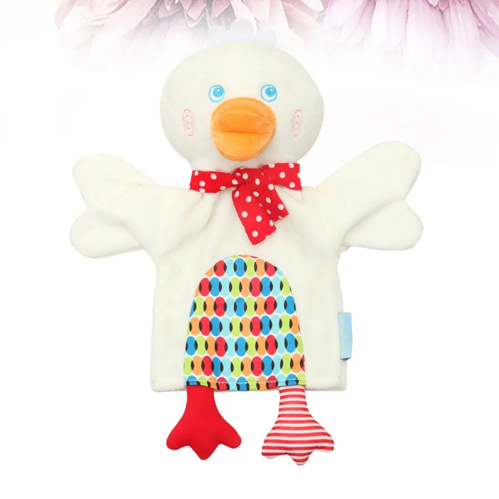 

Children Cartoon Animal Hand Puppet Comfortable Crystal Velure Material Parent Child Interaction Storytelling Teaching Kids