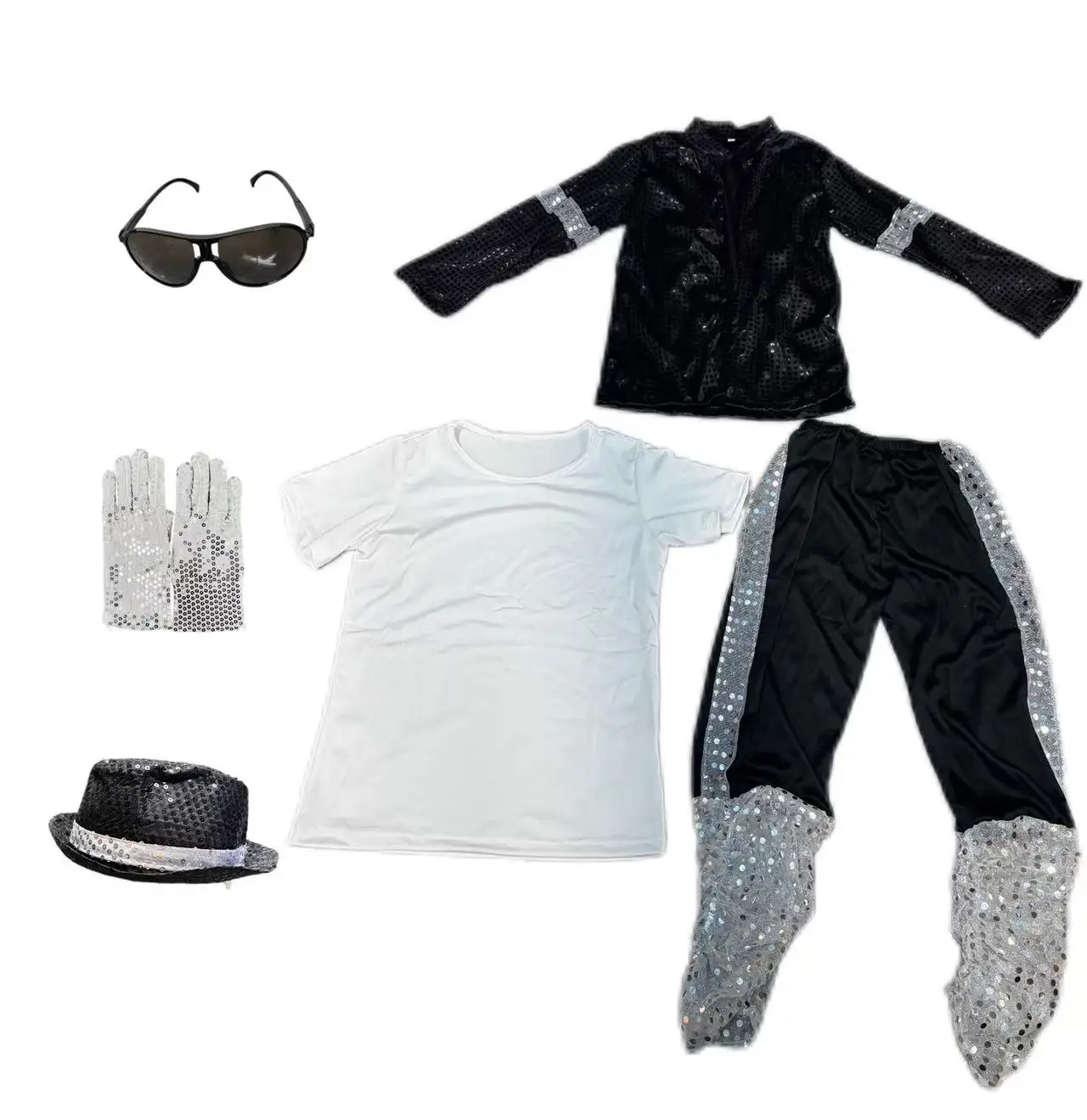 Ensemble Ensemble de chanteur superstar pour garçons, déguisement de Michael Jackson pour Halloween, carnaval, spectacle sur scène, danse - Aliexpress Deal