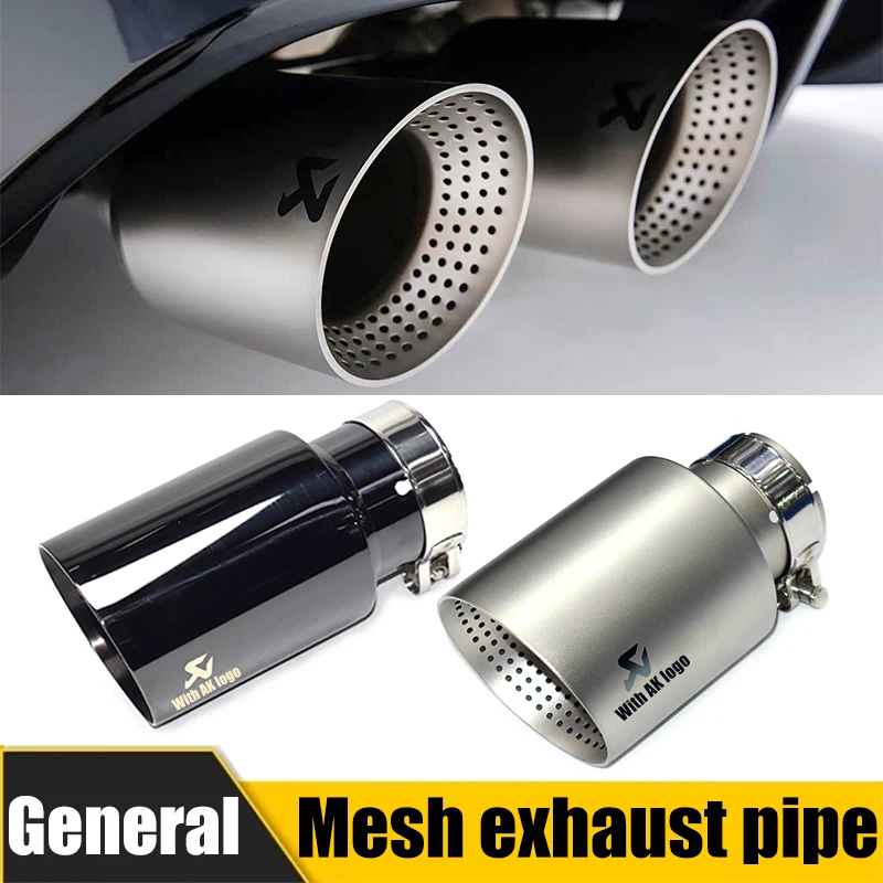 

Сотовый матовый автомобильный глушитель из нержавеющей стали, наконечник системы воздуховода, универсальный наконечник выхлопной трубы для VWI GTI MK7 Golf 7, выхлопная труба