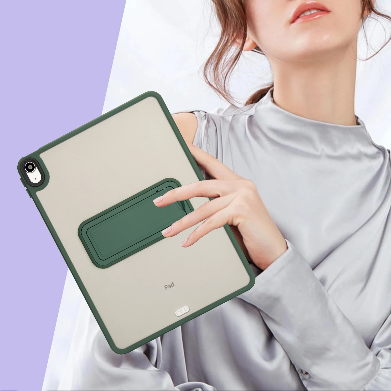 สําหรับ iPad 5th 6th 9.7 "7th 8th 9th 10.2" Air 4 Air 5 Air 11 A16 2025 Pro11 10th iPad mini 4 5 6 7 Hard PC + TPU ฝาครอบกรณี