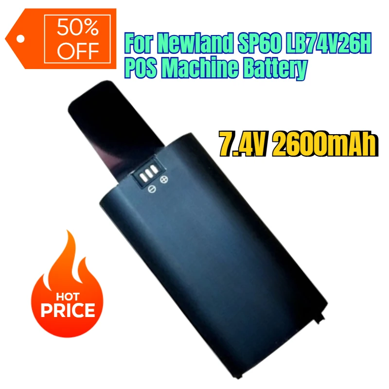 

7.4V 2600mAh for Newland SP60 LB74V26H POS Machine Battery