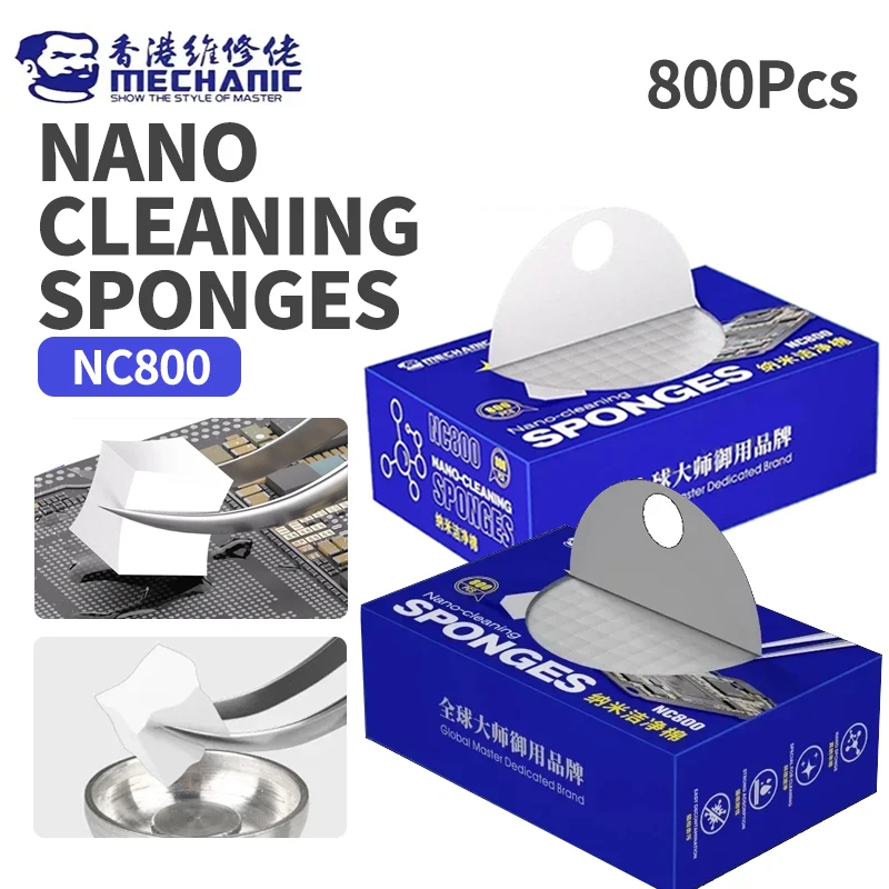 

MECHANIC NC800 Nano Cleaning Cotton for Mobile Phone Computer Repair Motherboard Capacitor Keyboard Wiping Cleaning Cotton Tool