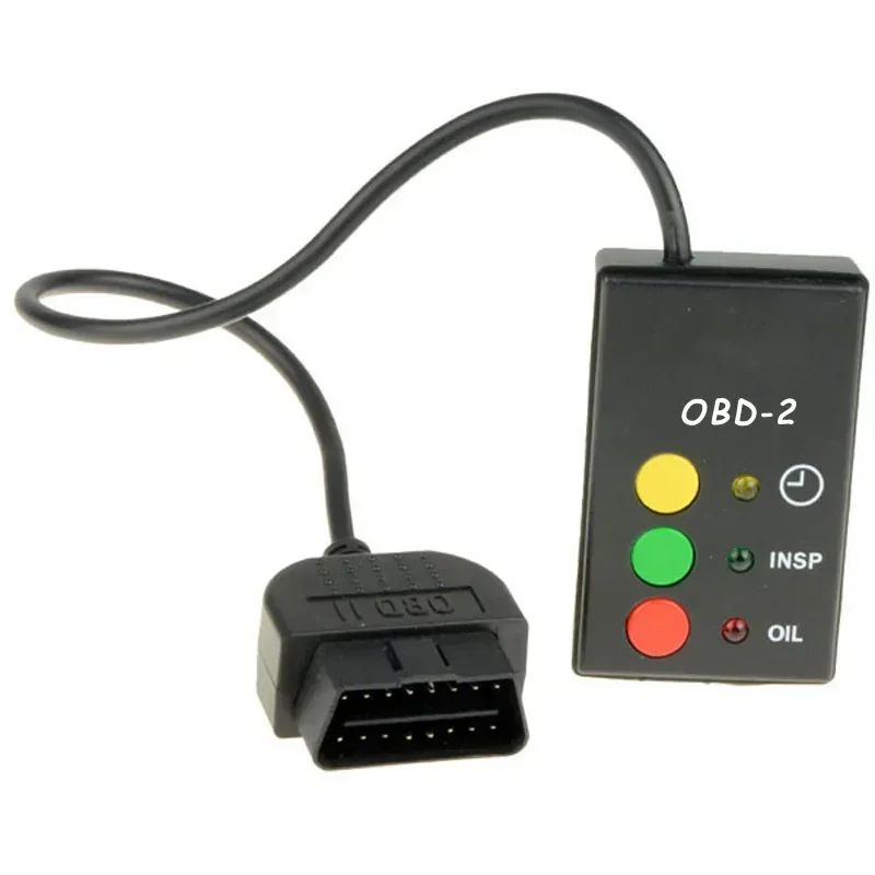 

OBD2 OBDII 16-контактный инструмент для проверки обслуживания масла с подушкой безопасности/инспекции масла, светодиодный инструмент для сброса для bmw E46 E39