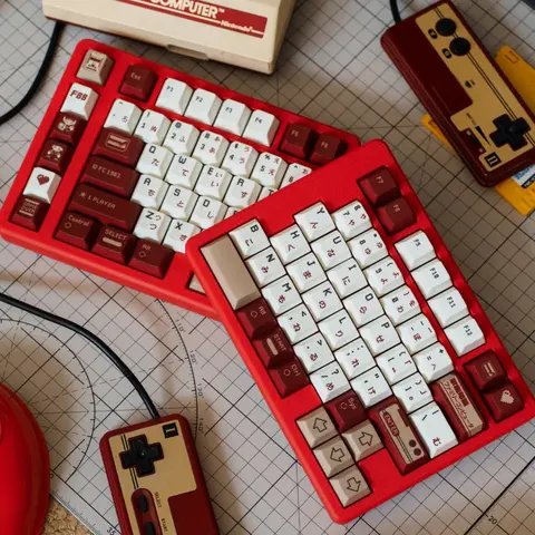 Jin75 Split Mechanical Keyboard Kit 2.4G Wireless Hot-Swap 3D Printed Case Customizable Color Ergonomic Office Gaming Keyboard