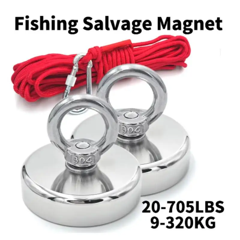 Super Magnet Strong Super Powerful Neodymium Magnets N52 Iman Ima Magnetic Fishing Magneat Magnetti Neomidium Imans Search Hook