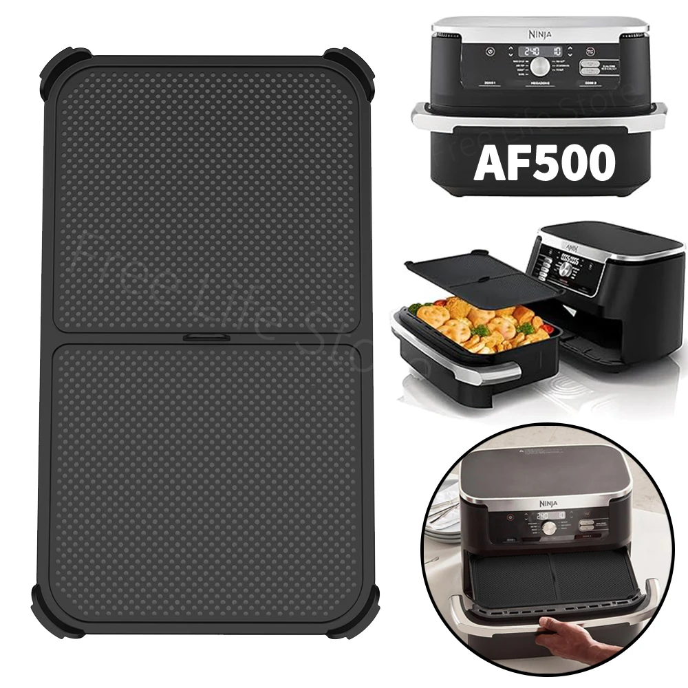 Air Fryer Splatter Screen für Ninja AF500 Silikon Air Fryer Splatter Guard Schutz Heizspule und Fan Airfryer Zubehör