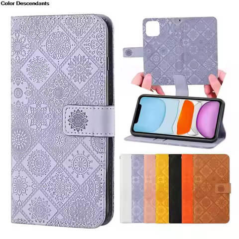 Wallet Phone Case for Funda Samsung Galaxy A23 A53 A33 A13 A03S M13 A73 A12 A22 A32 A52 Cases Embossed Leather Cover Card Holder