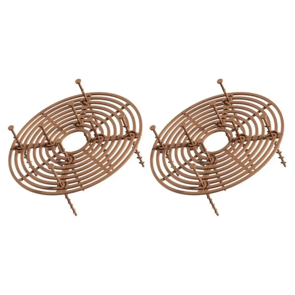 Universal Cuttable Plant Pot Guards Round/Square Rust-proof Flower Pot Cover Plastic 19cm/30cm/52cm Plant Protection Mesh Office