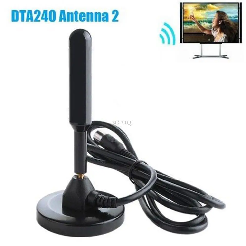 1080P Metal Digital 50 Miles Range HDTV Antenna TV Antenna Indoor Signal Receiver Aerial Booster Televison Receivers