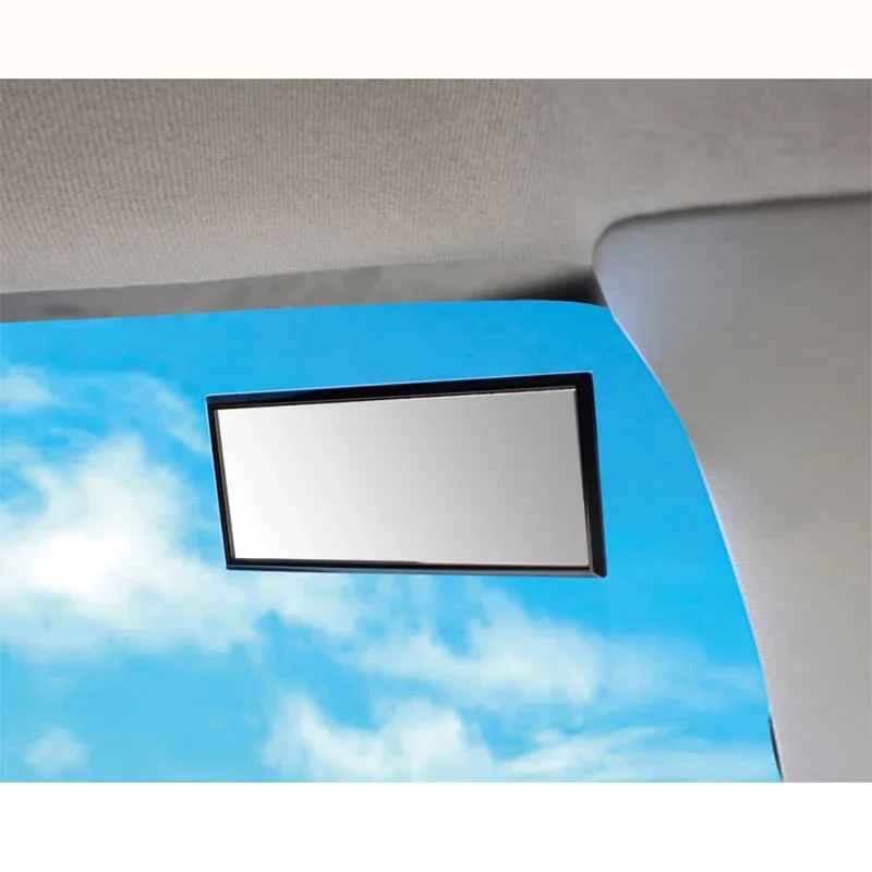 Car Suction Cup Rearview Mirror Large Field of View Rearview Mirror Baby Safety Rearview Mirror Blind Spot Rearview Mirror