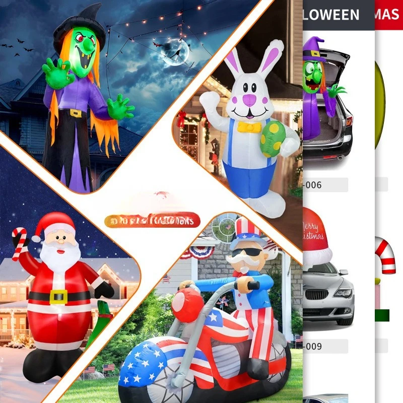 Cross-border Christmas air mold, gingerbread, popular arch, holiday decoration, courtyard arrangement props, inflatable air