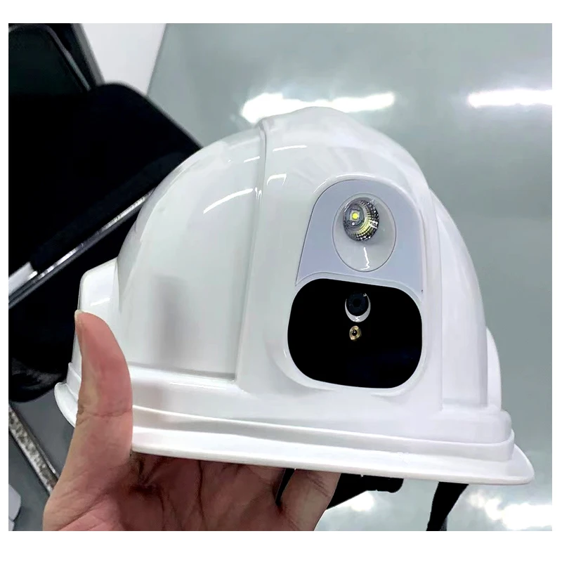 Hard hat safety Helmet With Camera Android 7 System 4G LTE Live Steaming backend software