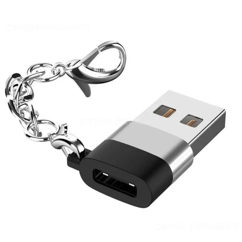 1~5PCS Type-c Adapter Portable Compact Reversible Type-c Connector Data Transfer Usb 3.0 Adapter Effortless Keychain Adapter