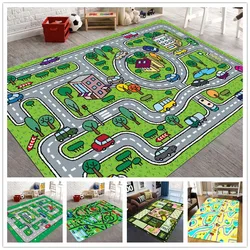 Cute Cartoon Pattern Game Carpet Non-slip Floor Mat For Living Room Bedroom Gaming Room Home Decor Large Size Area Rug Kid Gift