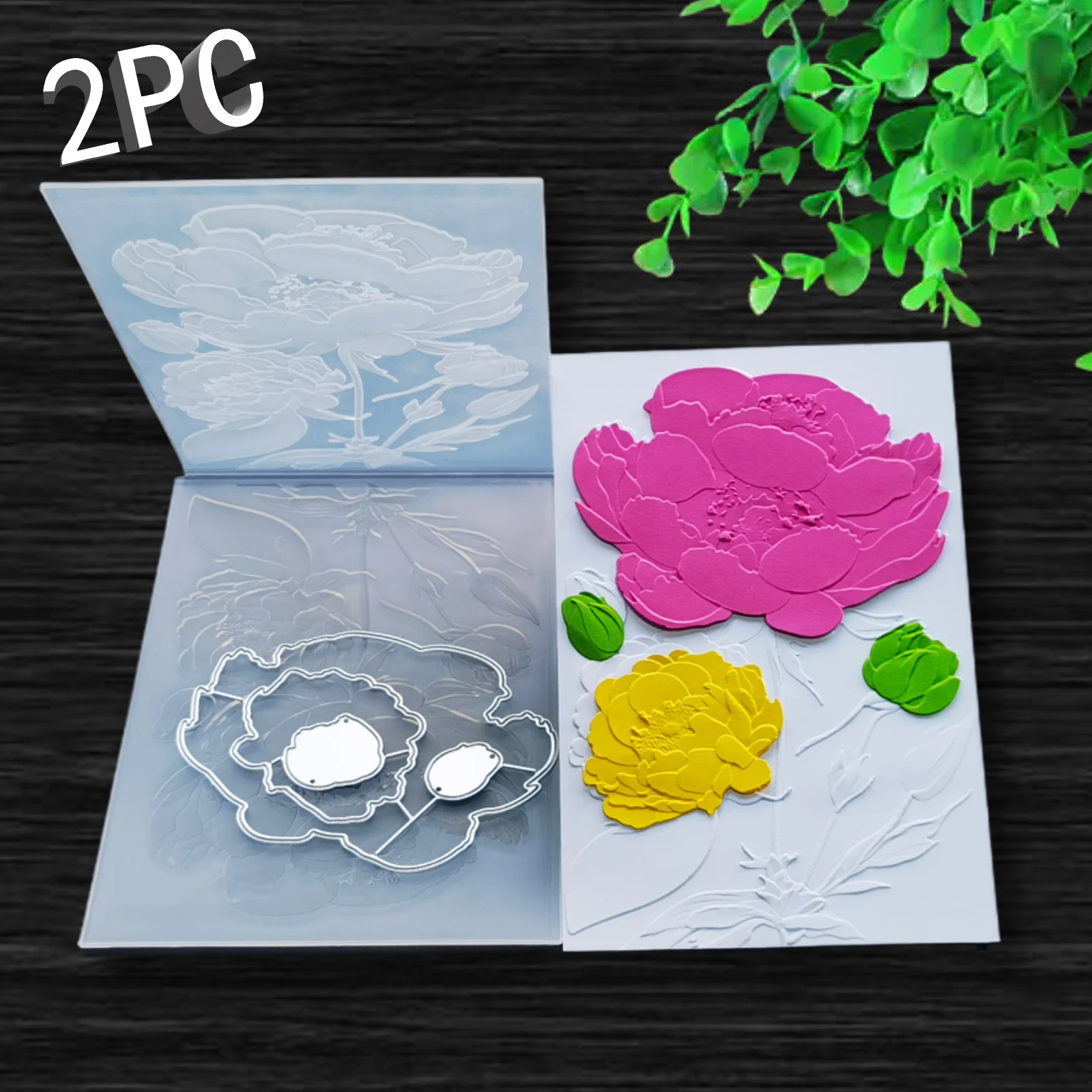2-Piece Set Of 3D E… - image