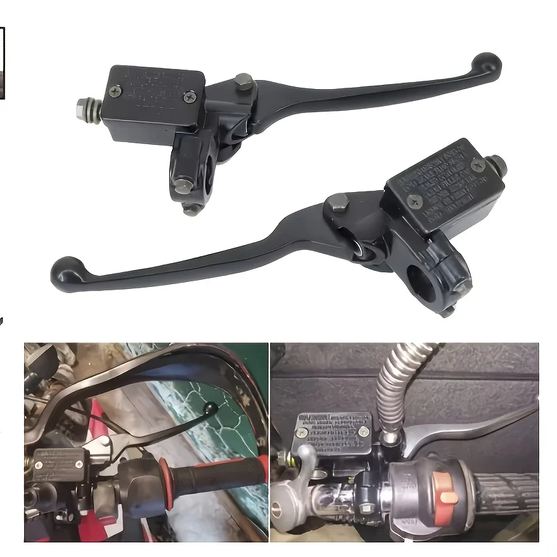 Für 7/8" 22mm 50CC-250CC Motorrad ATV Hauptbremszylinder vorne hydraulische Kupplungspumpe M10 Ölrohrschraubenschnittstelle