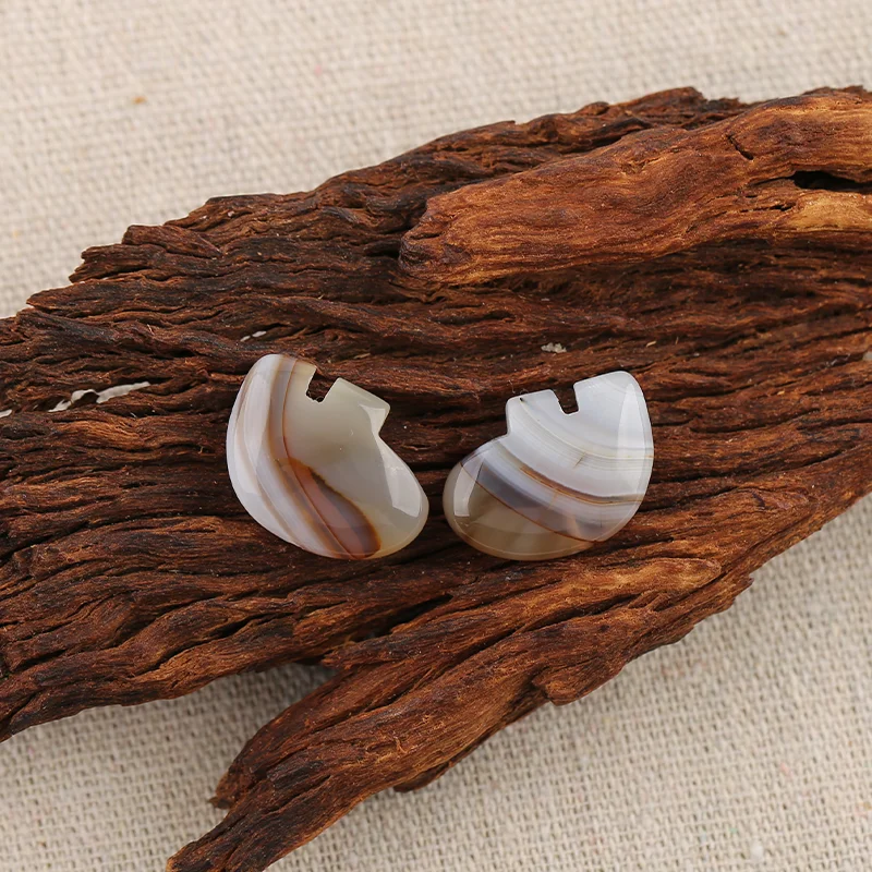 B&F Crazy Lace Agate Earring Beads for Jewelry Making, Handmade Natural stones beads, Stones for jewelry Making Supplies