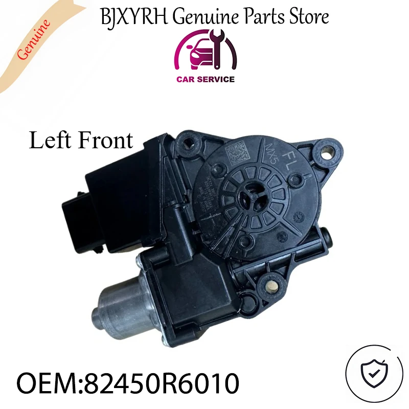 

82450R6010 Мотор левого переднего стеклоподъемника с защитной функцией защиты от защемления для Hyundai All New Santa Fe 2024-2026 OEM 82450-R6010