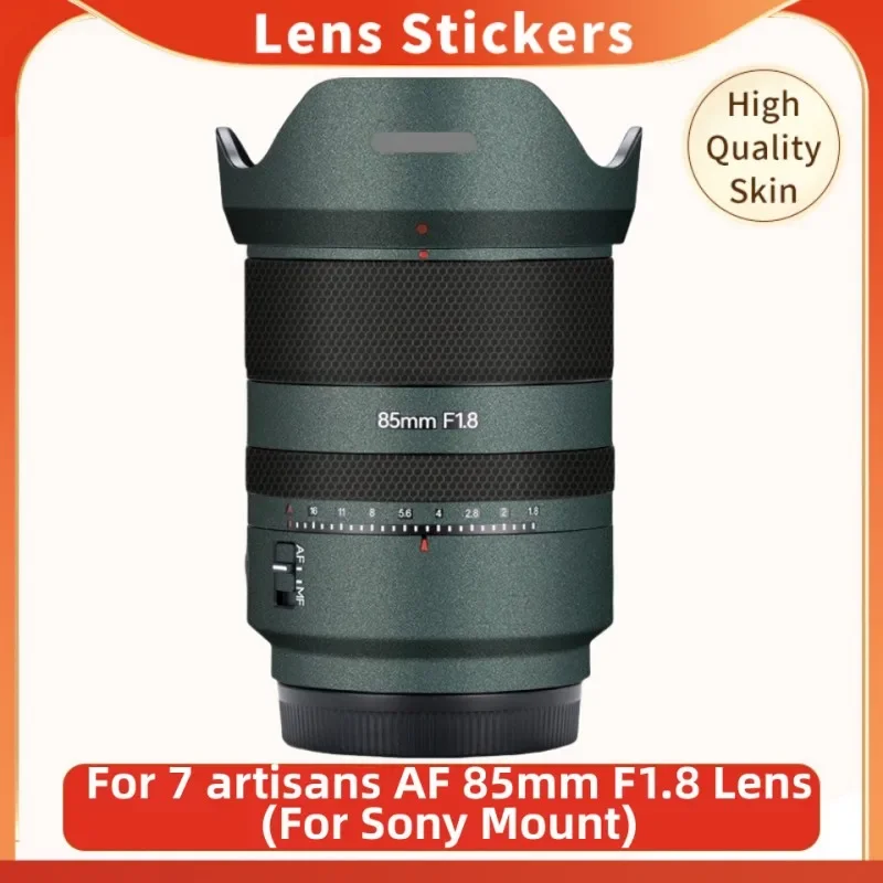 7artisans AF85 F1.8 FE Mount Lens Decal Skin For 7 artisans AF 85mm F1.8 Lens Protective Sticker 85 F1.8 Wrap Cover Film