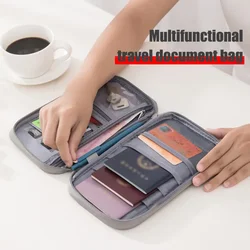 1PC Portable Travel Plane Bag Waterproof High Quality Business Passport Bag Multi-functional Cationic Document Storage