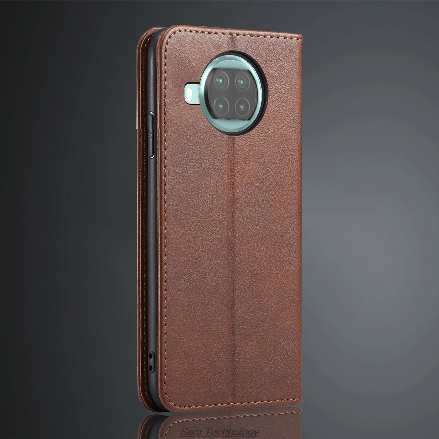 حافظة جلدية جذابة مغناطيسية لهاتف Xiaomi Mi 10T lite 5G حافظة فليب محفظة حقائب هاتف كابا Fundas Coque