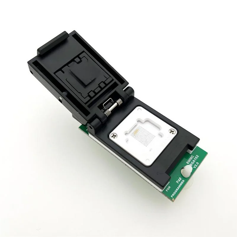 Top-Per Programmatore T48 V2.0 Supporto per sonda a doppia testa per XGECU EMMC BGA162 Presa adattatore Contatto affidabile