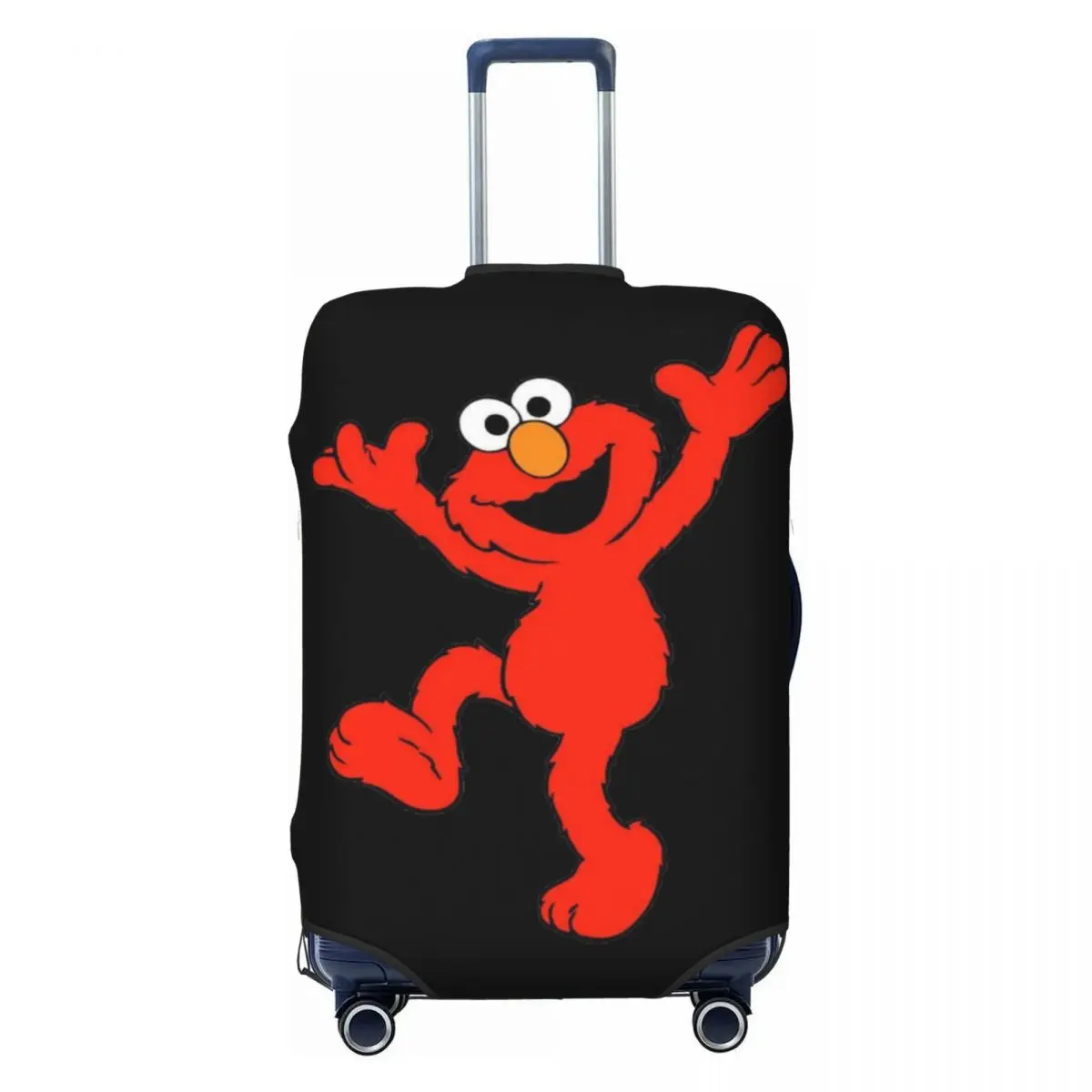 

Custom Cookie Monster ELMO Travel Luggage Cover Elastic Suitcase Cover Protector Fit 18-32 Inch
