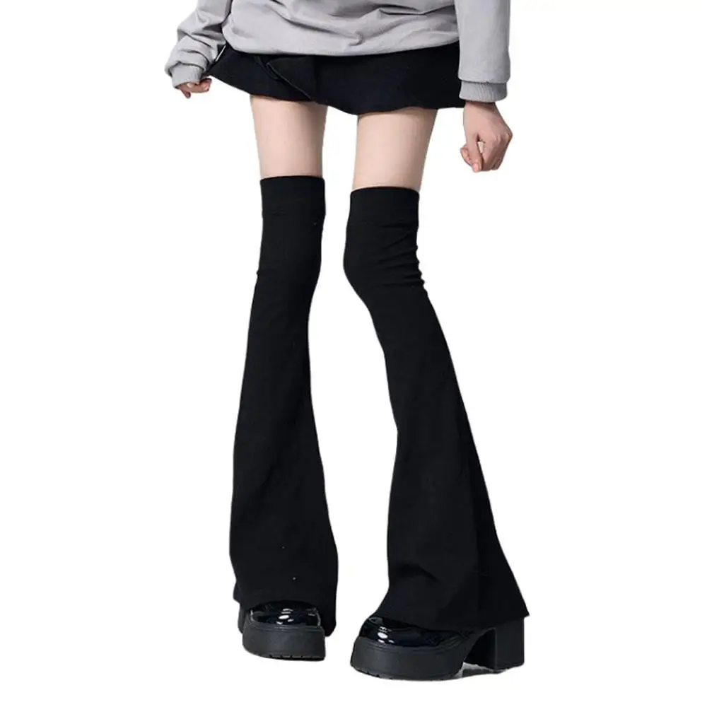 1 paio di calze per gambe calze al ginocchio calze per gambe in corno sopra il ginocchio Y2K stile giapponese elasticità dimagrante piccante accessorio sexy