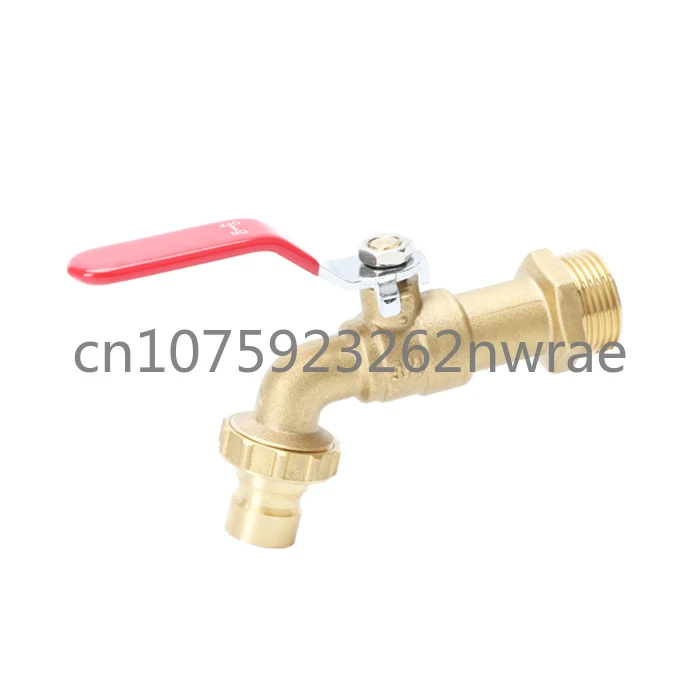 Hot Sale Durable Nickel Plated Brass Water Tap Faucet Lockable Brass Bibcock For Pipe System BJ33013