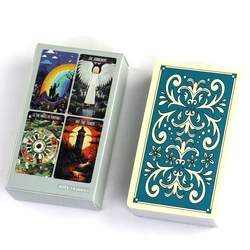 10.3*6 cm Garip Dünya Tarot Orijinal Sanat Eseri 78 Adet Tarot Kartları Rider Waite Sistemine Dayalı