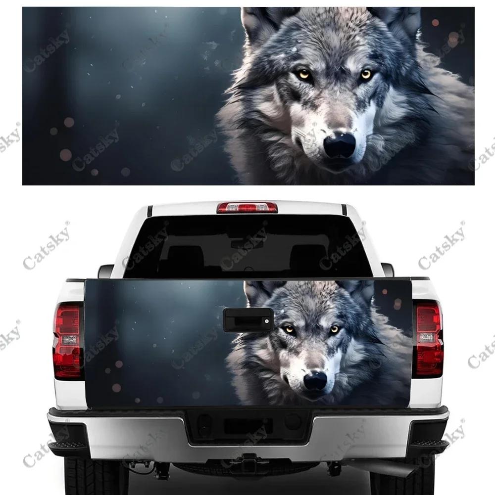 ferocious wolf animal Car stickers rear modification accessories vinyl suitable for cars trucks off-road vehicles SUV stickers