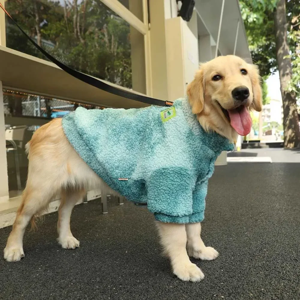 

2025 HOOPET 3XL-7XL Winter Thick Big Dog Clothes Lambs Wool Et For Medium Large Dogs Windproof Coat Pet Accessories