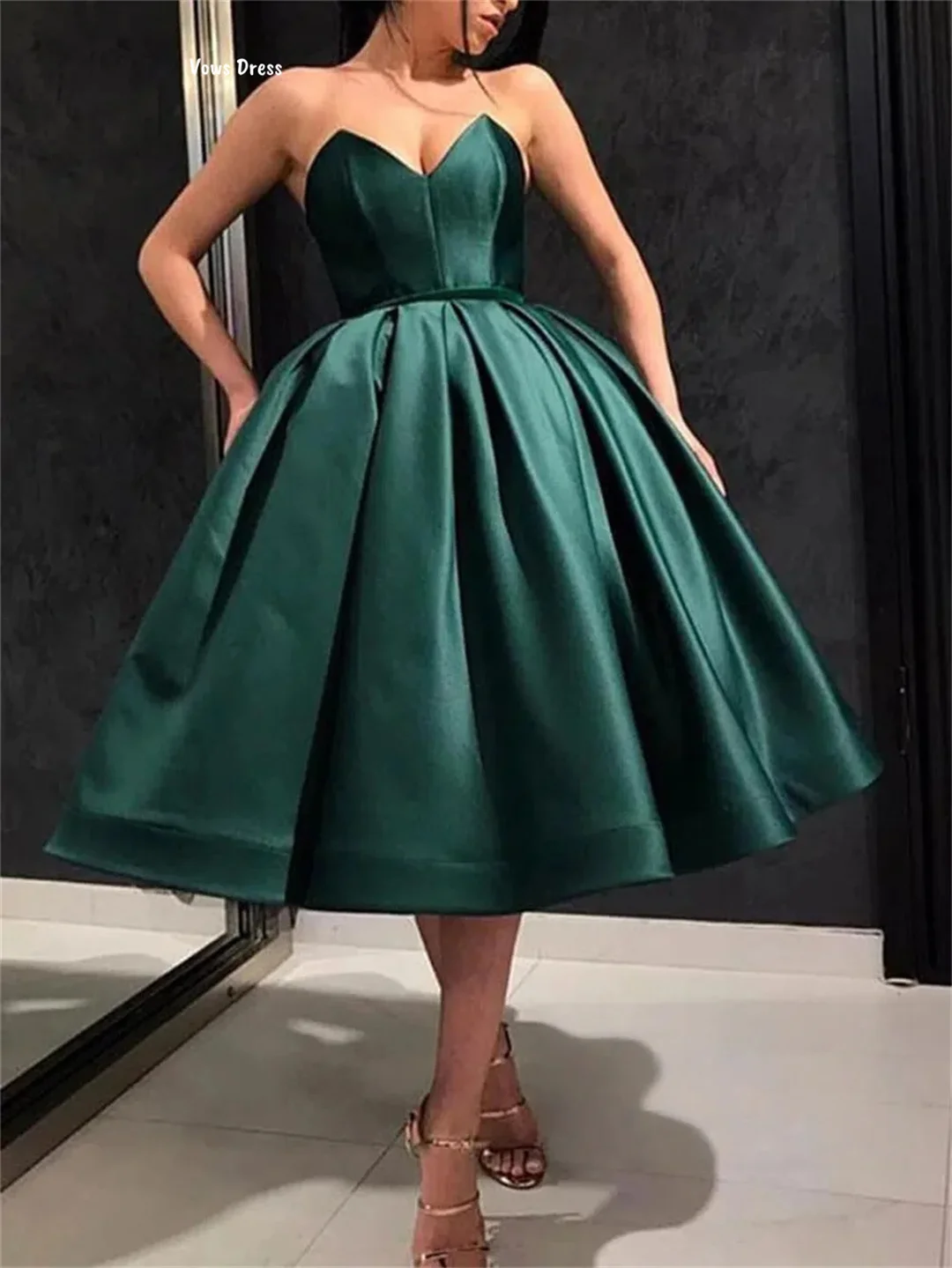 Vows Off-ไหล่ชุดราตรีผู้หญิงElegantชุดชุดราตรีหรูหรา 2025 สายที่กําหนดเองทําFrizz Robes Deค็อกเทลพรหม